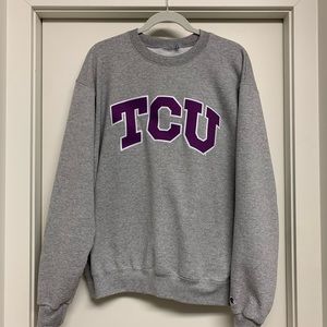 TCU Light Gray Sweatshirt